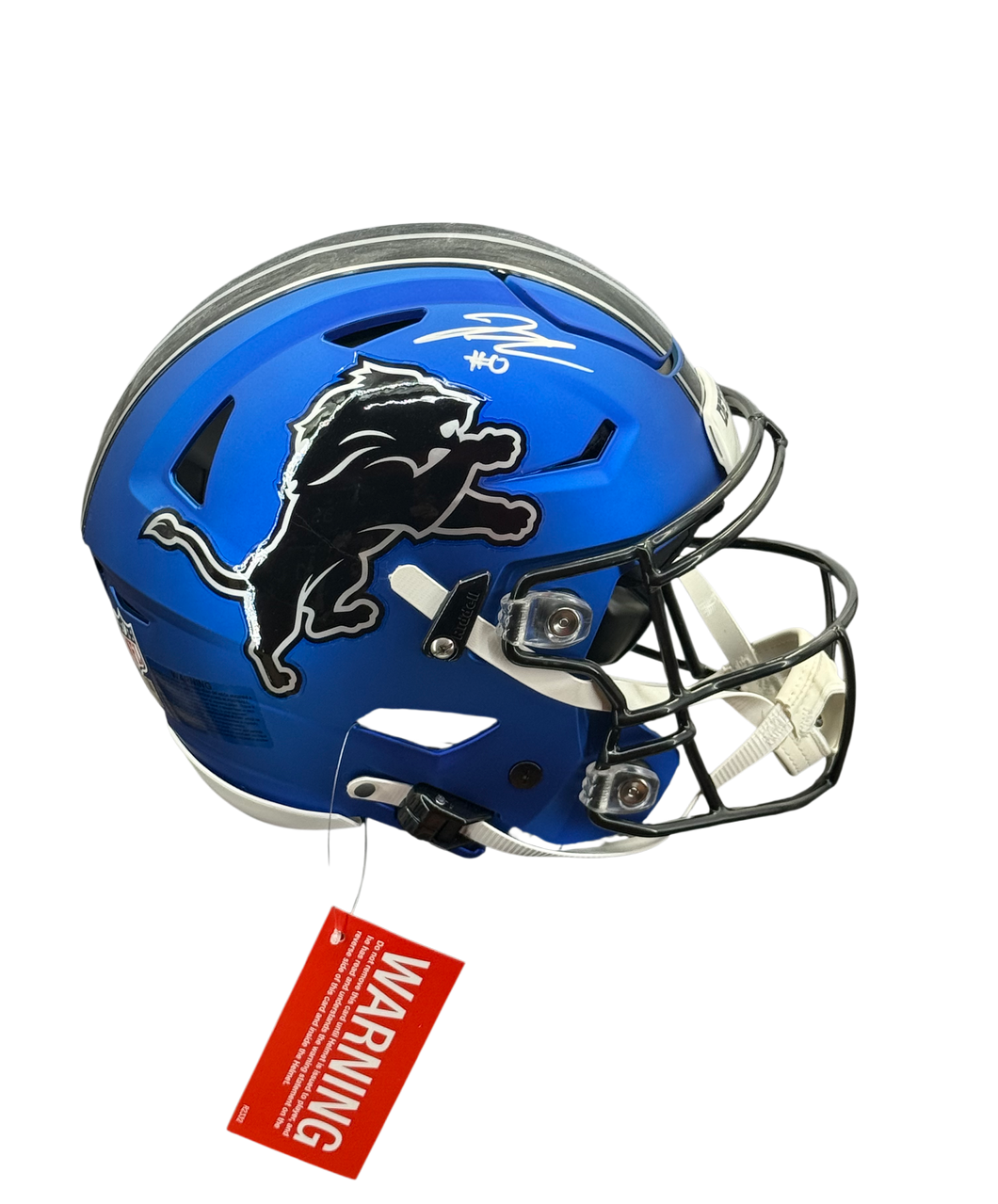 Jahmyr Gibbs Signed Autographed Detroit Lions Full Size Authentic Speed Flex Helmet Fanatics COA