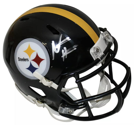 Pittsburgh Steelers Najee Harris Hand Signed Autographed Mini Helmet Fanatics COA