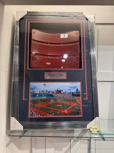 Boston Red Sox Custom Framed Seat Back Shadow Box