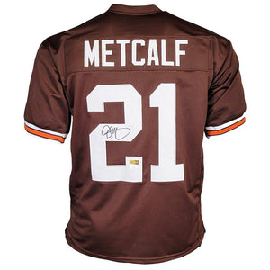 Cleveland Browns Eric Metcalf Signed Jersey JSA COA
