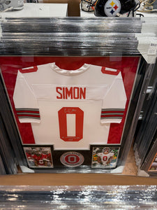 The Ohio State Buckeyes Cody Simon Signed Autographed Jersey Custom Framed COA