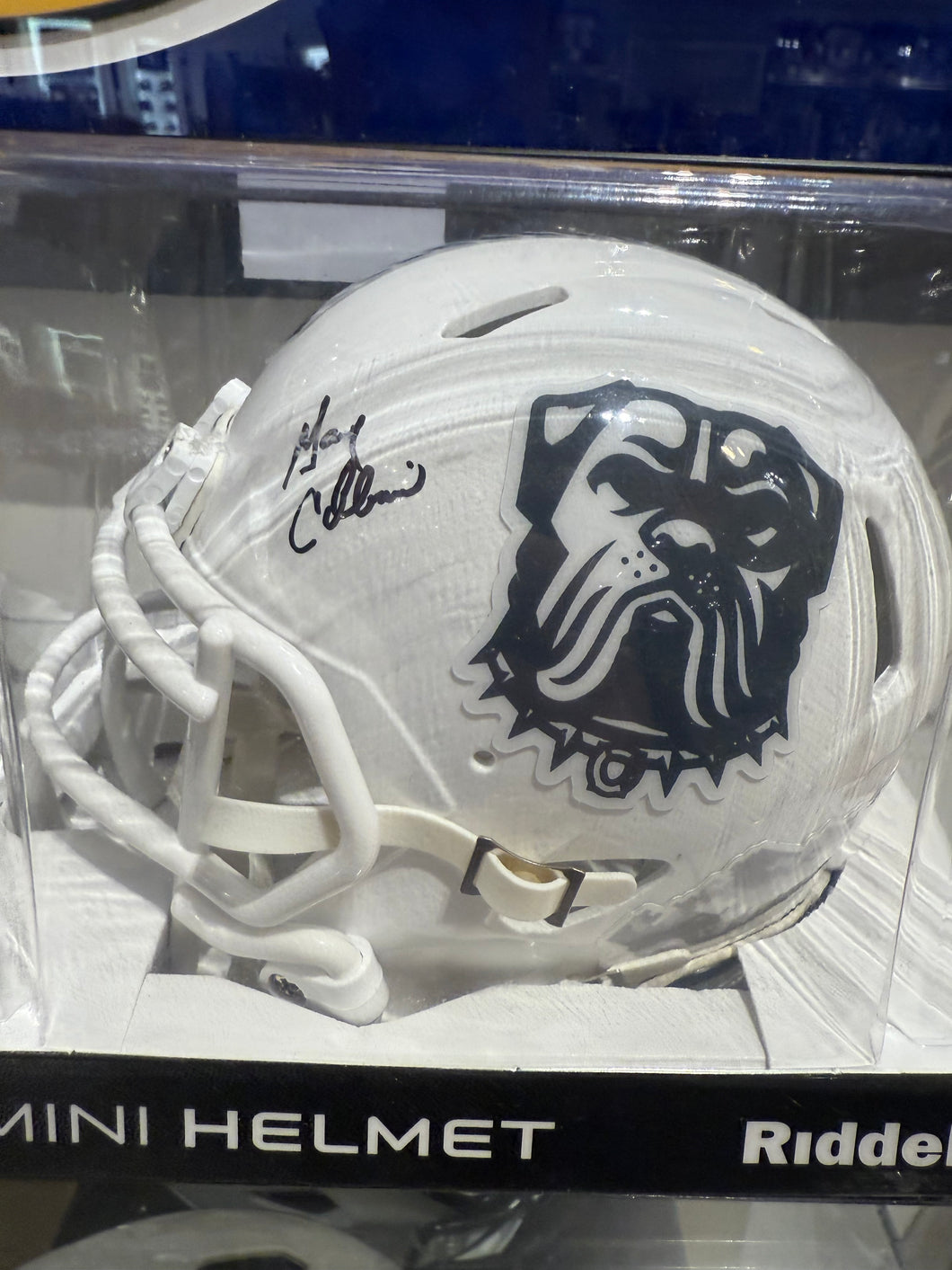 Cleveland Browns Gary Collins Signed Autographed Mini Helmet JSA COA