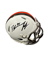 Load image into Gallery viewer, Cleveland Browns Dalvin Tomlinson Hand Signed Autographed White Alternate Mini Helmet JSA COA