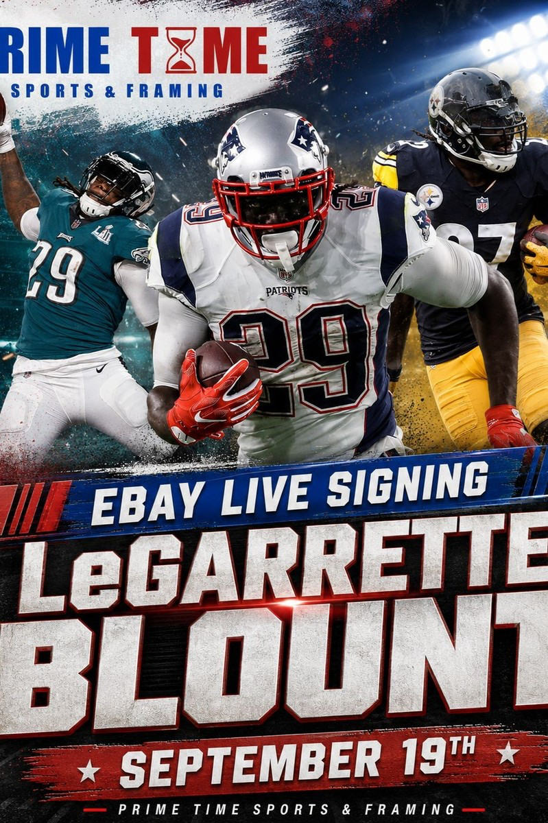 LaGarrett Blount Mail-in Ticket for Private Signing on 1 Item YOU WILL NOT MEET LaGarrett Blount