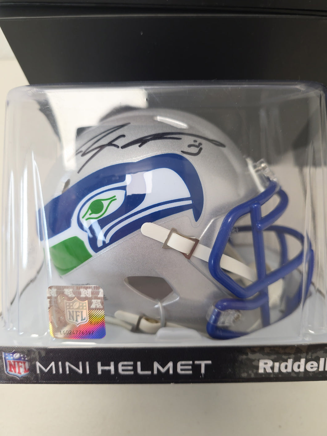 Jaxson Smith-Njigba Signed Autographed Seattle Seahawks Mini Helmet Fanatics COA