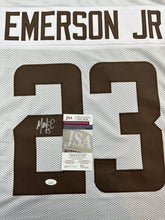 Load image into Gallery viewer, Cleveland Browns Martin Emerson Jr. “MJ” Hand Signed Autographed Custom Jersey JSA COA