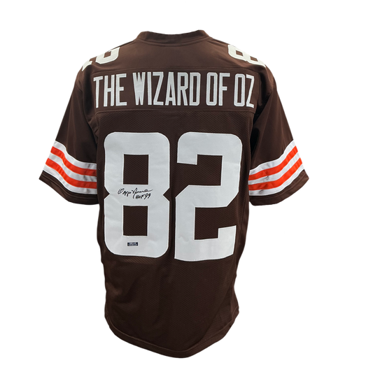 Ozzie Newsome Signed Autographed Cleveland Browns Custom Jersey Coa