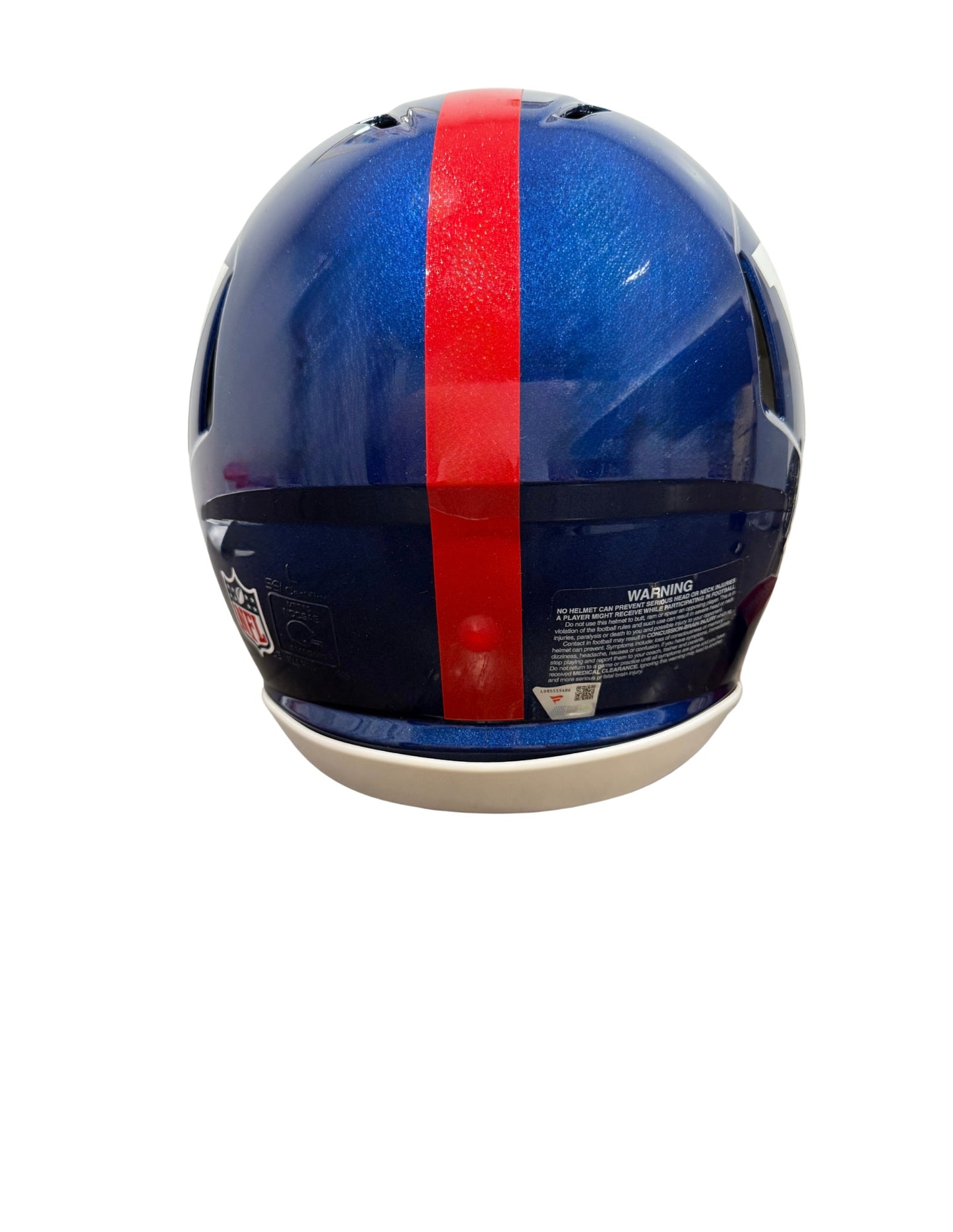 Jaxson Dart Signed Autographed Giants Speed Authentic Helmet Fanatics COA