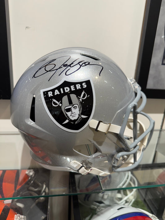 Oakland Raiders Bo Jackson Signed Autographed Full Size Replica COA