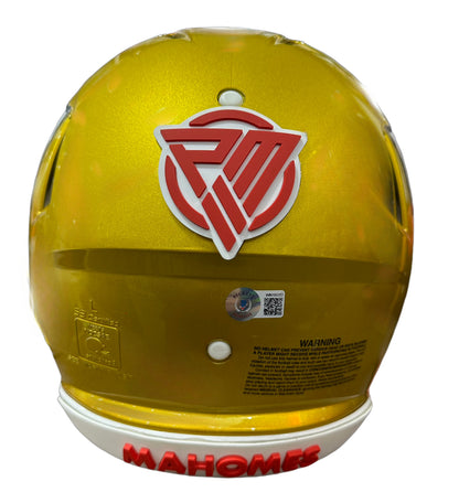 Kansas City Chiefs Patrick Mahomes Hand Signed Autographed Flash Alternate Full Size Authentic Helmet with BECKETT COA