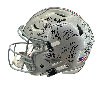 2024 The Ohio State Buckeyes National Champions Team Signed Authentic Speed Flex Full Size Helmet BAS, Swau COA
