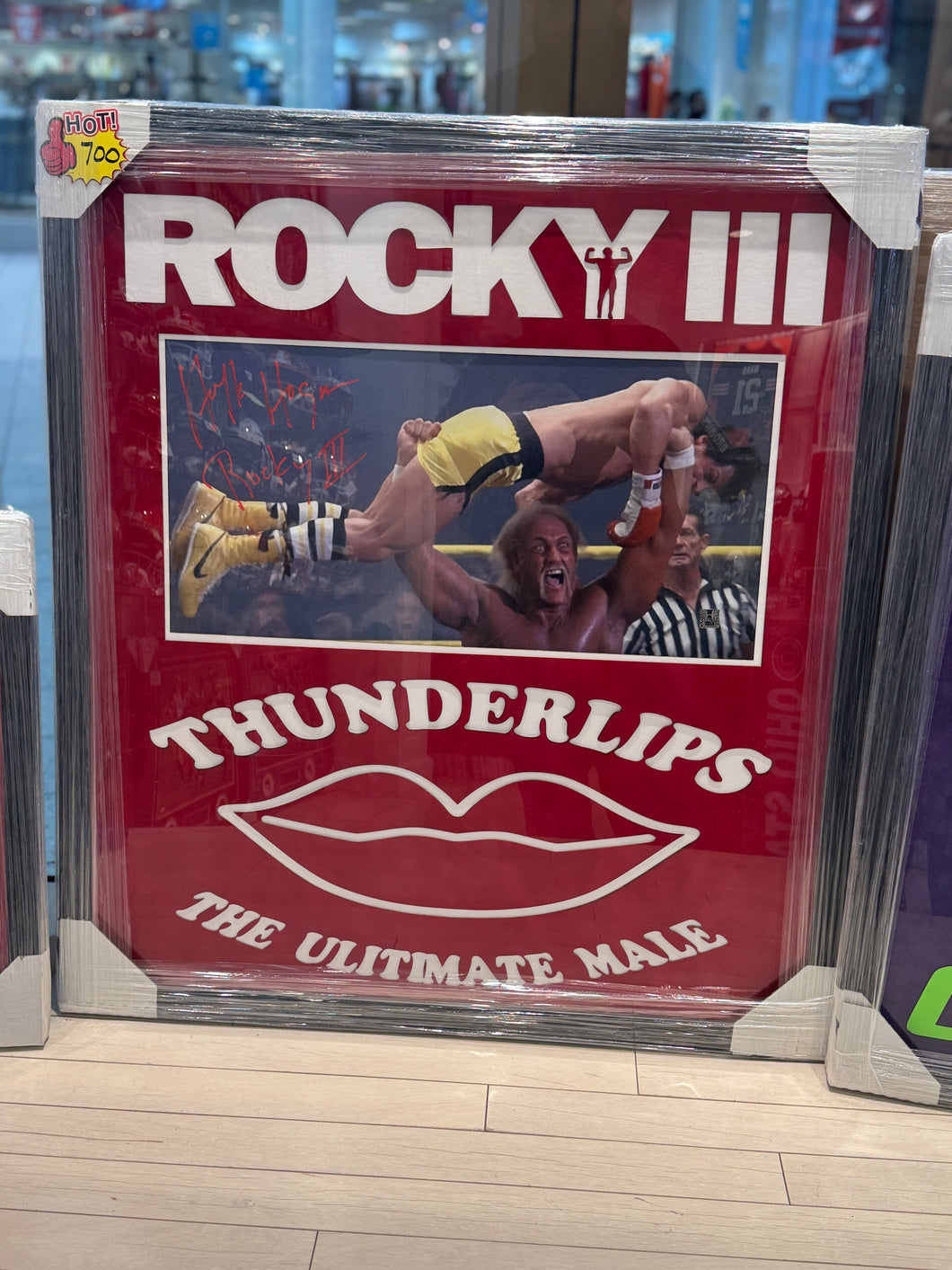WWE Hulk Hogan signed photo custom framed Hulk hogan COA