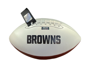 Clay Matthews Signed Autographed Cleveland Browns Logo Football COA