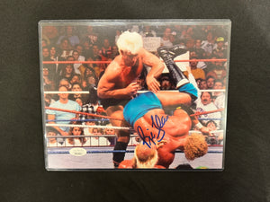 WWE Ric Flair Hand Signed Autographed 8x10 Photo JSA COA