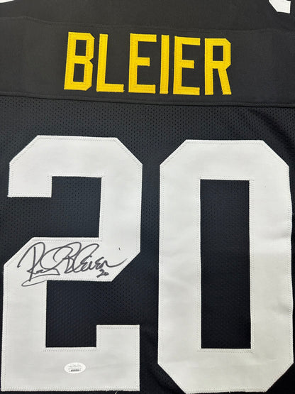 Pittsburgh Steelers Rocky Bleier Hand Signed Autographed Custom Stat Jersey JSA COA