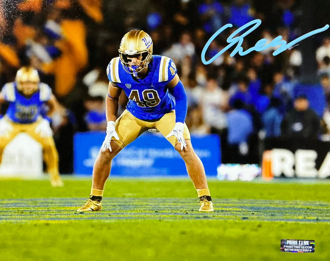 Carson Schwesinger Signed Autographed UCLA 8x10 Photo Coa