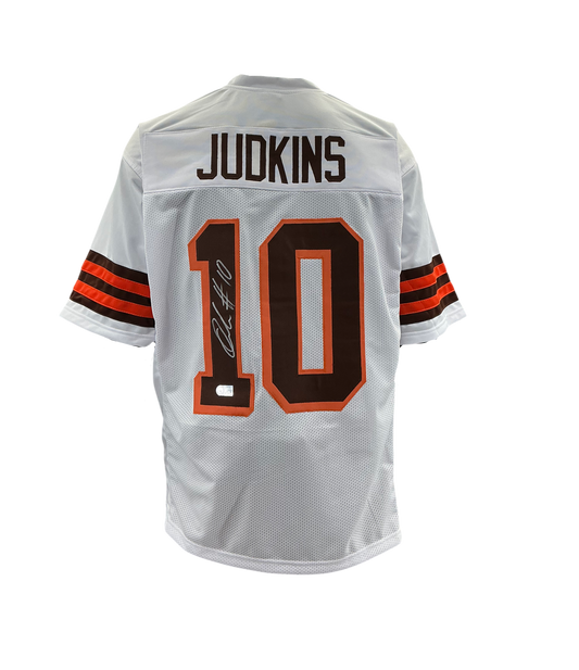 Quinshon Judkins Signed Autographed Cleveland Browns Custom Jersey Swau Coa