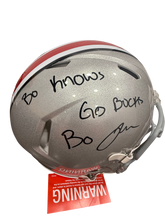Load image into Gallery viewer, Bo Jackson Signed Autographed Ohio State Authentic Full Size Helmet With Inscription THESE ARE EXTREMELY RARE Prime Time Witness COA