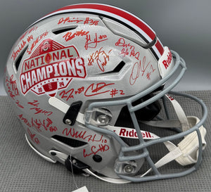 2024 The Ohio State Buckeyes National Champions Team Signed Authentic Speed Flex Full Size Helmet BAS, Swau COA