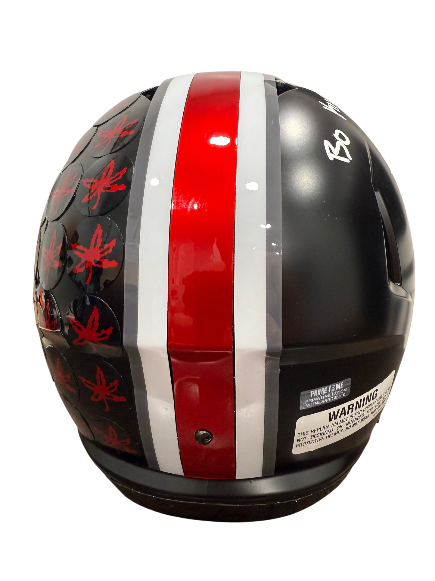 Bo Jackson Signed Autographed Ohio State Replica Full Size Helmet Inscription THESE ARE EXTREMELY RARE Prime Time Witness COA
