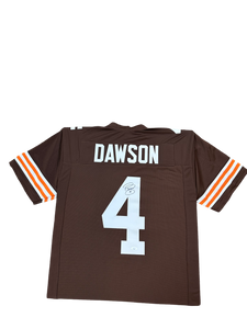 Cleveland Browns Phil Dawson Hand Signed Autographed Custom Jersey JSA COA