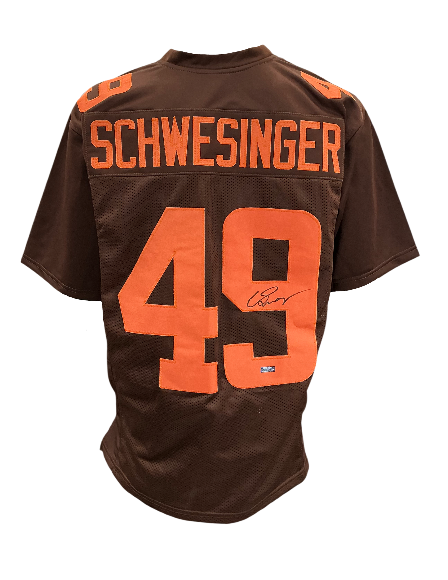 Carson Schwesinger Signed Autographed Cleveland Browns Custom Jersey Coa