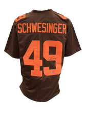 Load image into Gallery viewer, Carson Schwesinger Signed Autographed Cleveland Browns Custom Jersey Coa