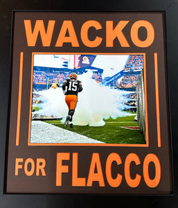 Cleveland Browns Joe Flacco “Wacko For Flacco” Framed 8x10 Photo
