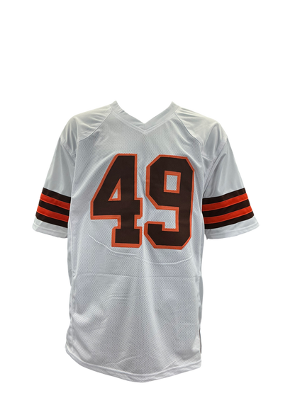 Carson Schwesinger Signed Autographed Cleveland Browns Custom Jersey Coa