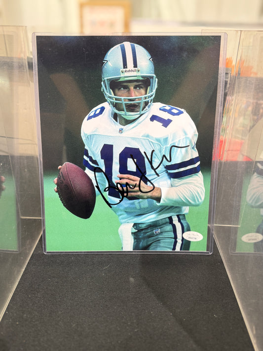 Dallas Cowboys Bernie Kosar Hand Signed Autographed 8x10 Photo JSA COA