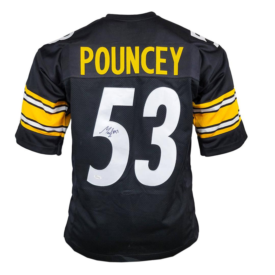 Pittsburgh Steelers Maurkice Pouncey Hand Signed Autographed Custom Black Jersey with JSA COA