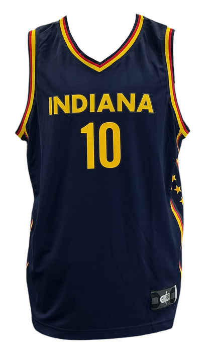 Indiana Fever Lexie Hull Hand Signed Autographed Fanatics Unisex Explorer Edition Fast Break Replica Jersey Swau COA