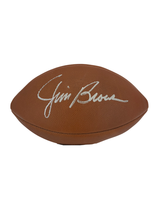 Jim Brown Signed Autographed Wilson Football JSA COA