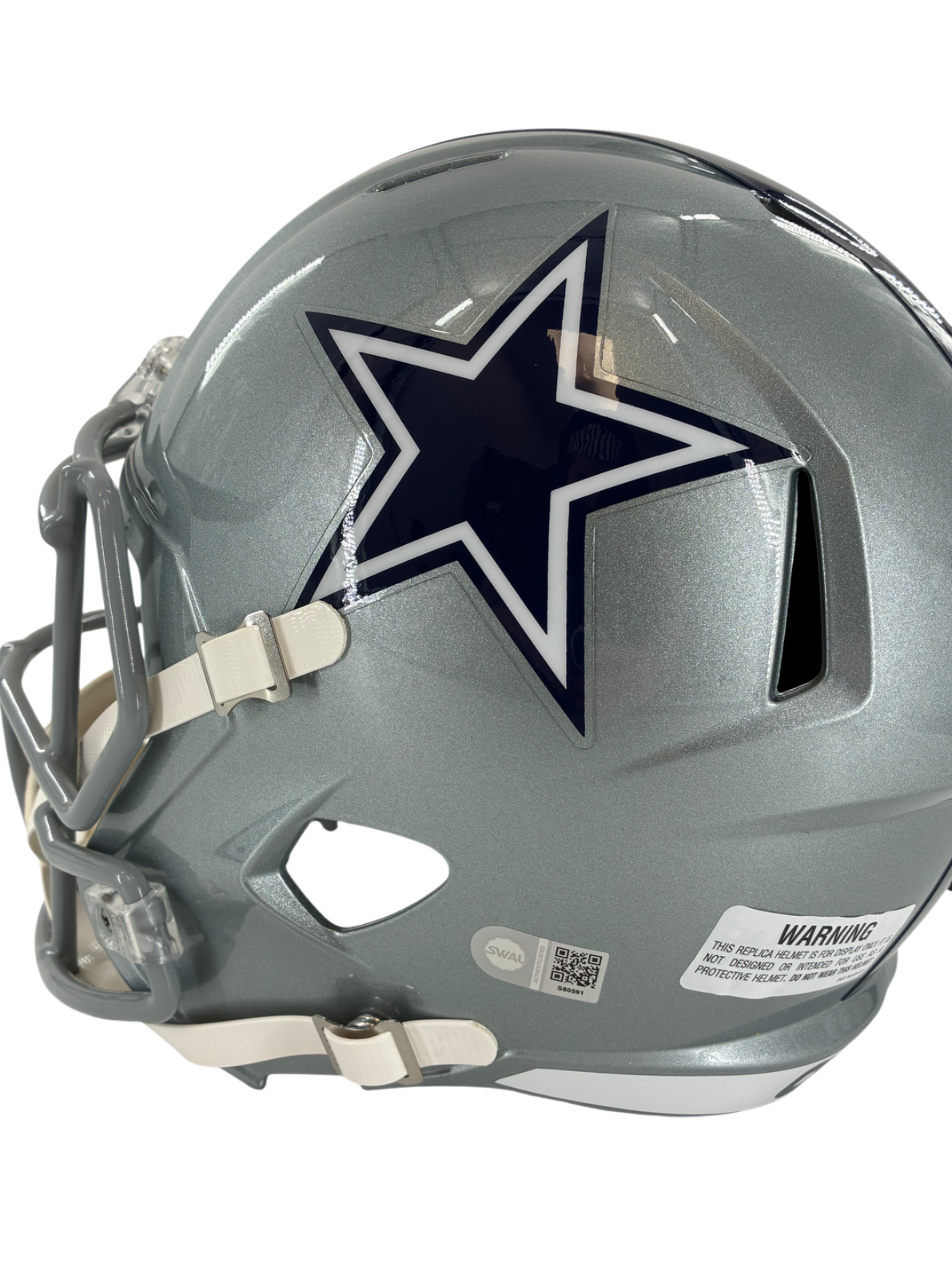 Terrell Owens Signed Autographed Cowboys Speed Replica FS Helmet SWAU COA