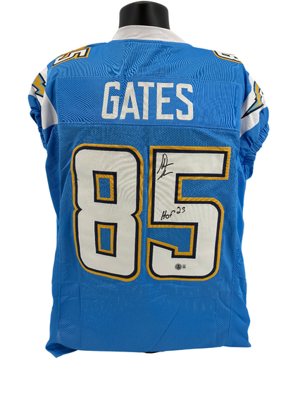 Antonio Gates Signed Autographed Chargers Jersey BAS COA