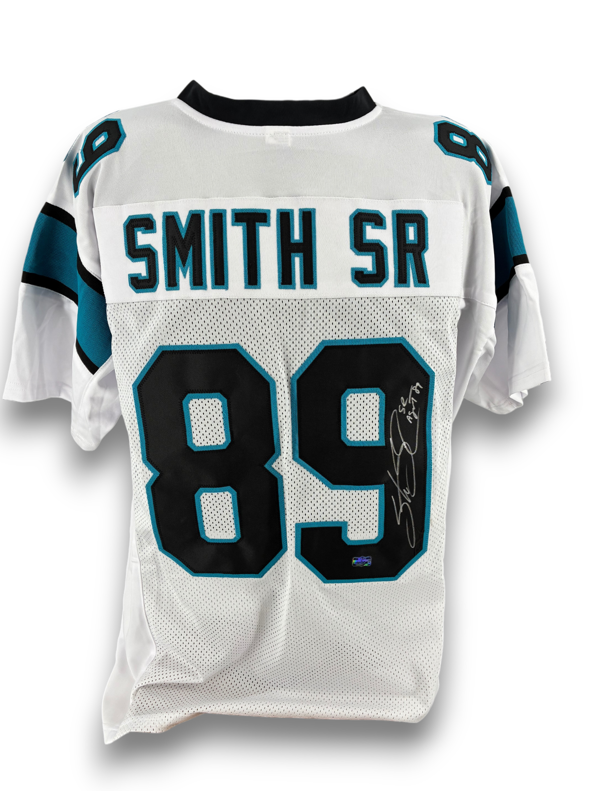 Steve Smith Sr. Signed Autographed Carolina Custom White Jersey Radtke Sports