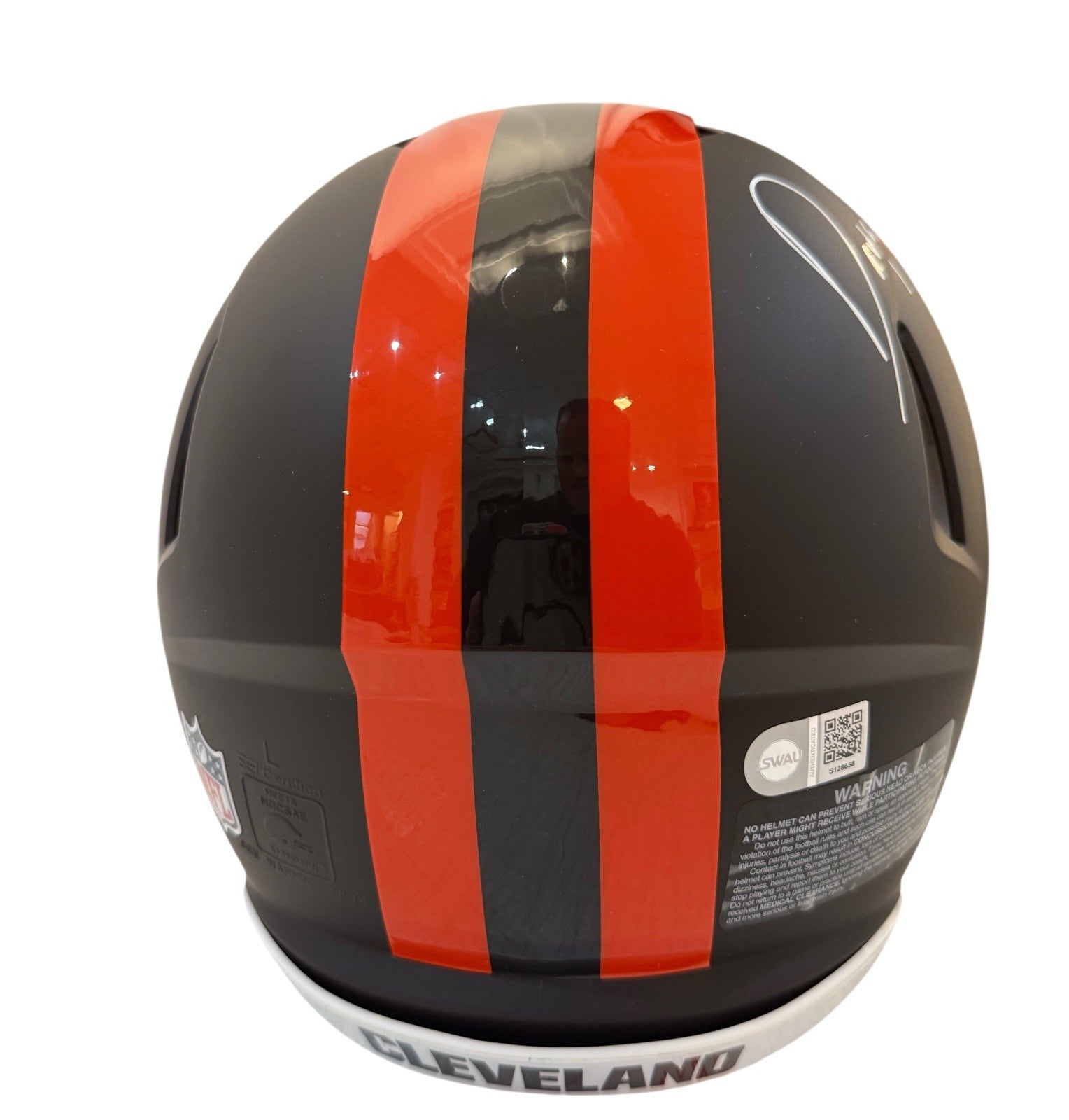 Quinshon Judkins Signed Autographed Browns Authentic Speed Helmet Swau COA