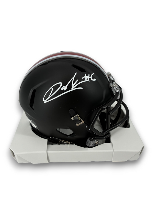 Devin Sanchez Signed Autographed Buckeyes Black Mini Helmet Prime Time Witness