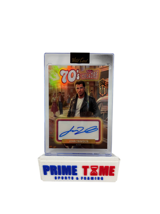 John Travolta Auto Wild Card 70's Decades 1/1