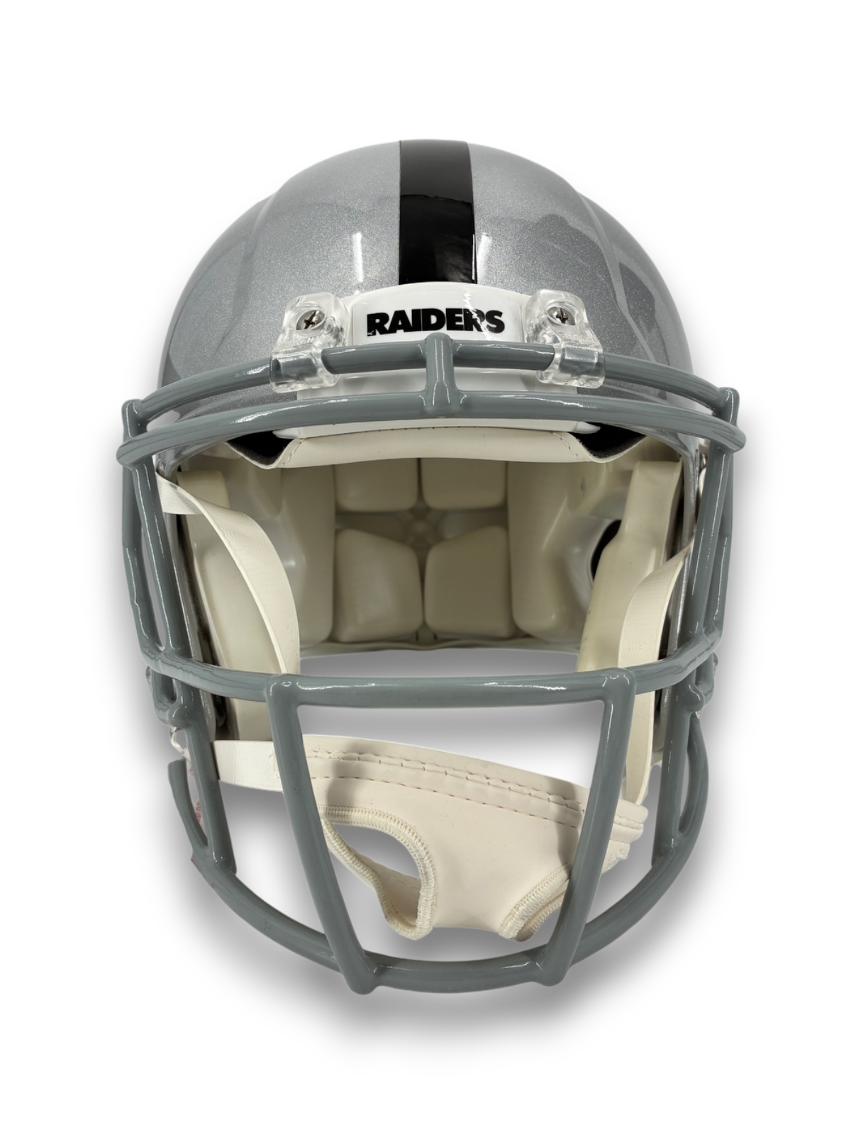 Jack Bech Signed Autographed Raiders Authentic Football Helmet Fanatics