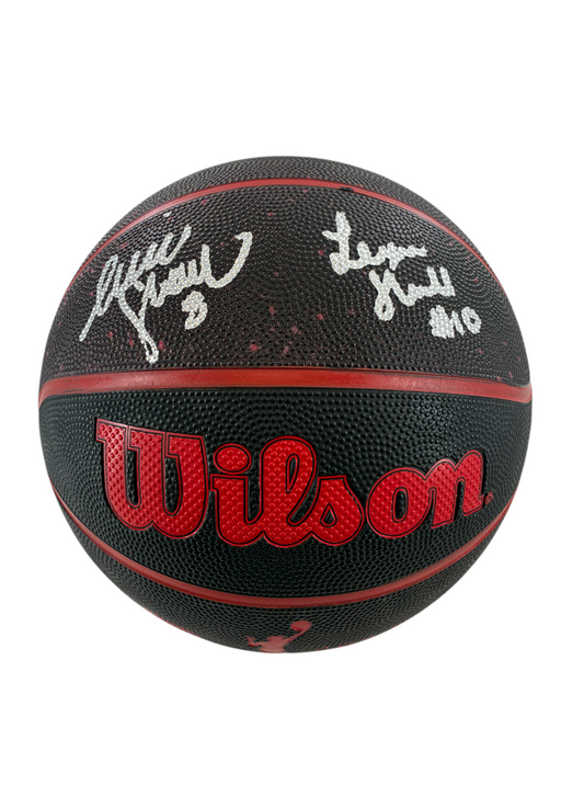 Sophie Cunningham Lexie Hull Signed Autographed Fever Basketball SWAU COA