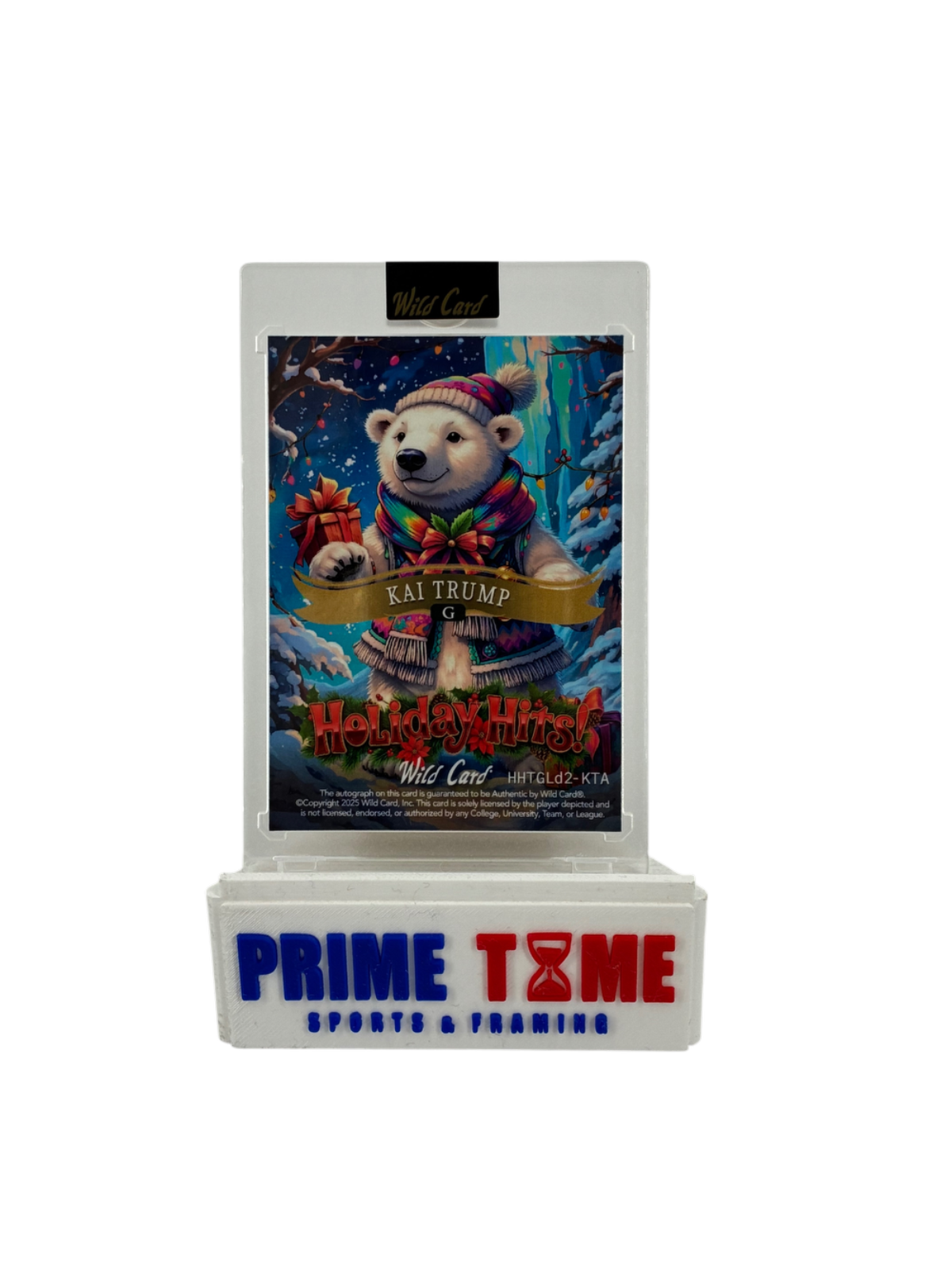 Kai Trump Christmas Hit Auto Wild Card True 1 of 1