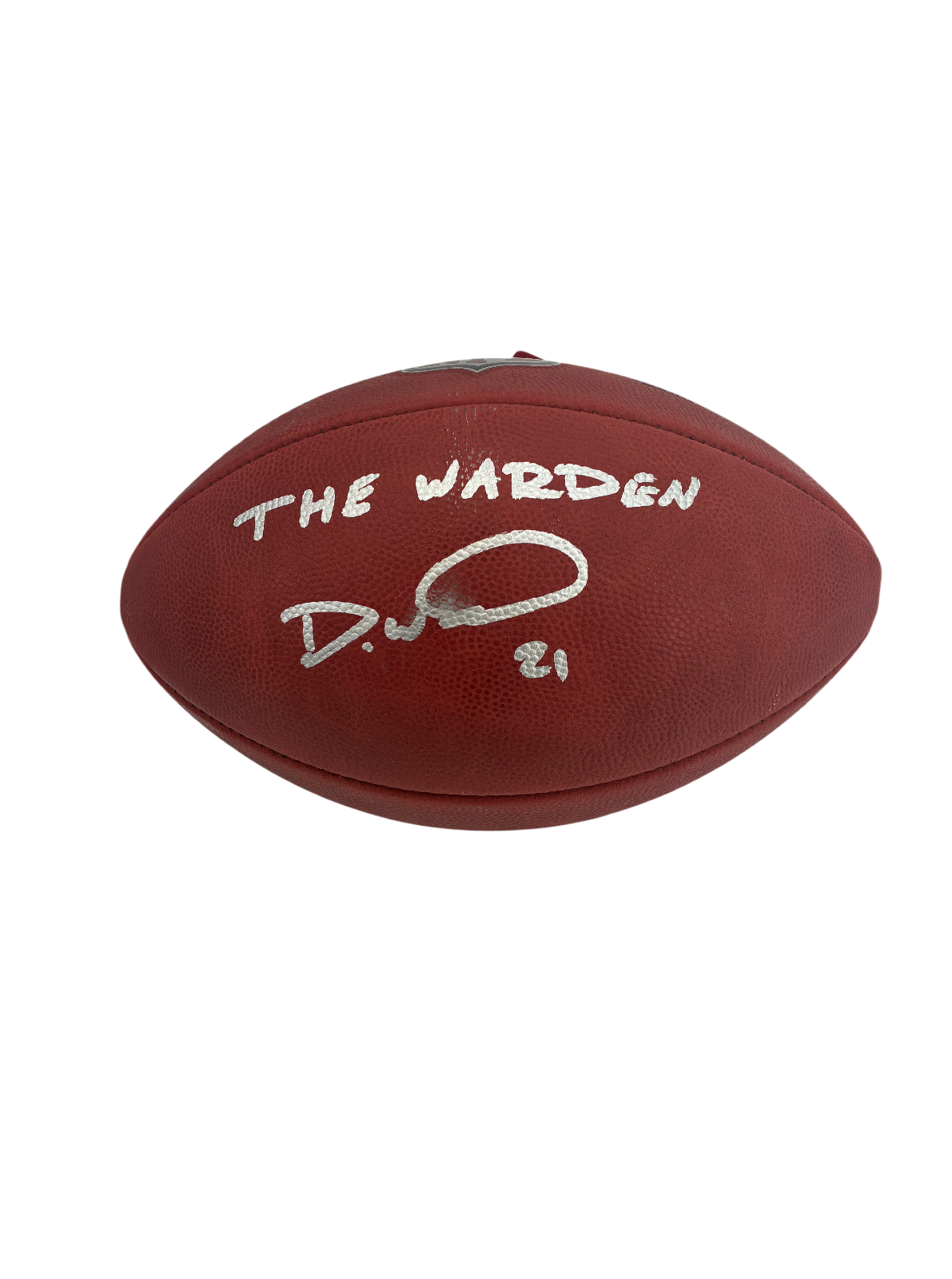 Denzel Ward Signed Autographed Browns The Warden Football Prime Time Witness
