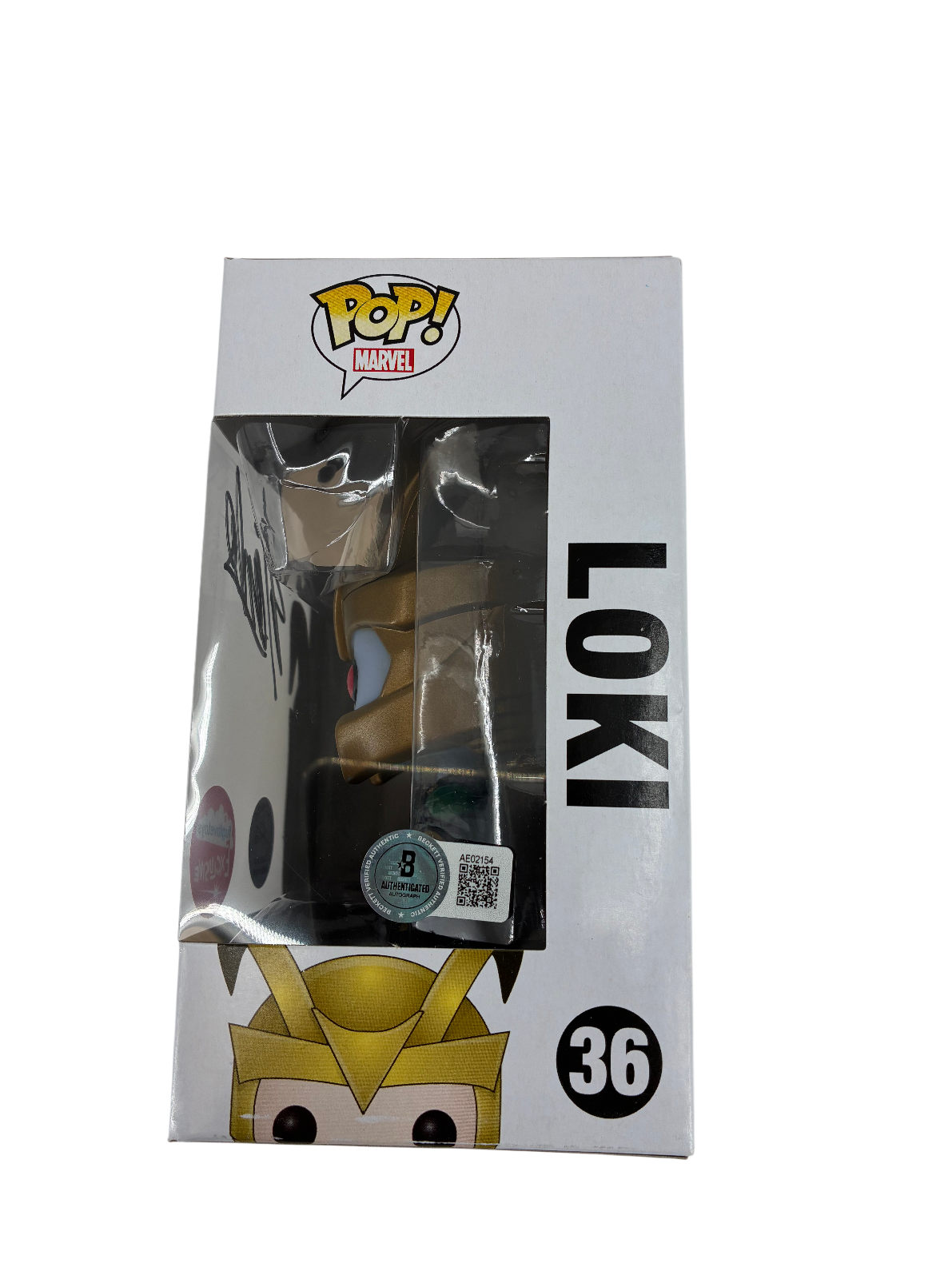 Stan Lee Signed Autographed Loki Marvel Funko Pop BAS COA