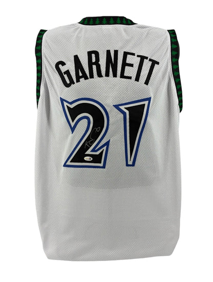 Kevin Garnett Signed Autographed Timberwolves Custom Jersey JSA COA