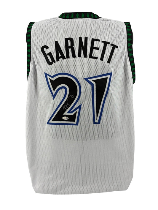 Kevin Garnett Signed Autographed Timberwolves Custom Jersey JSA COA