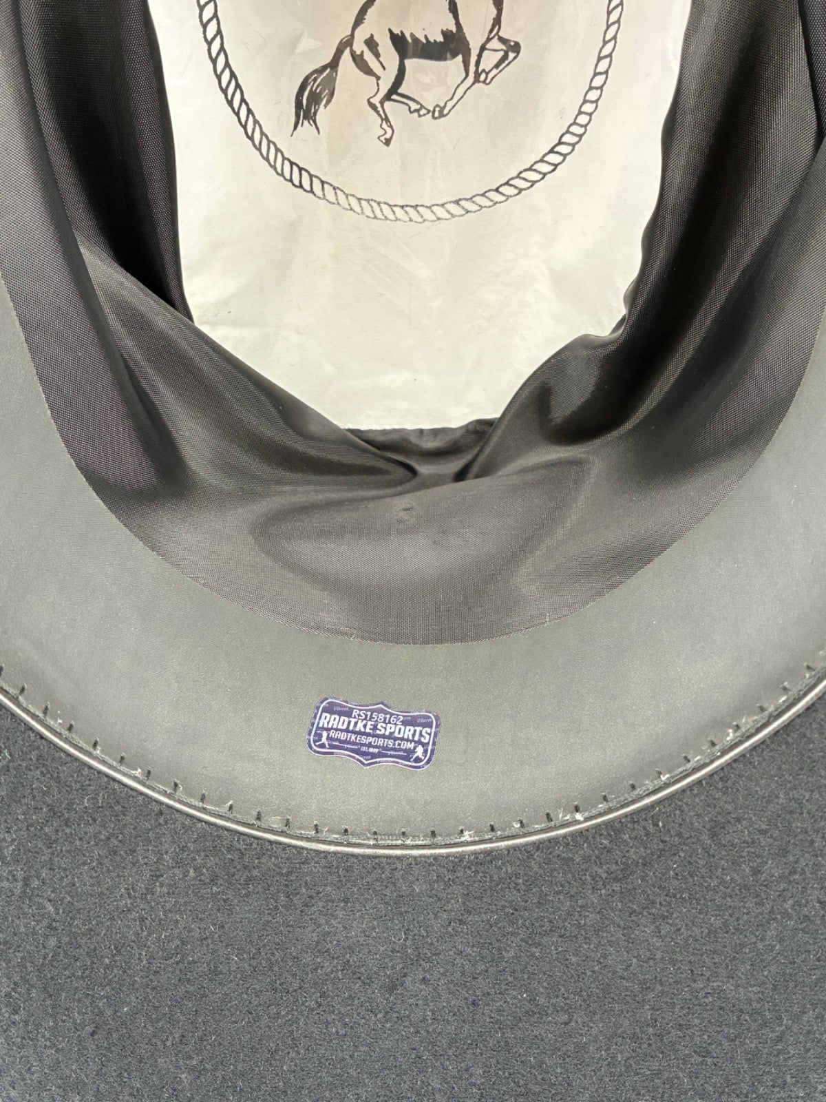 Chuck Norris Signed Autographed Cowboy Hat Radtke Sports COA