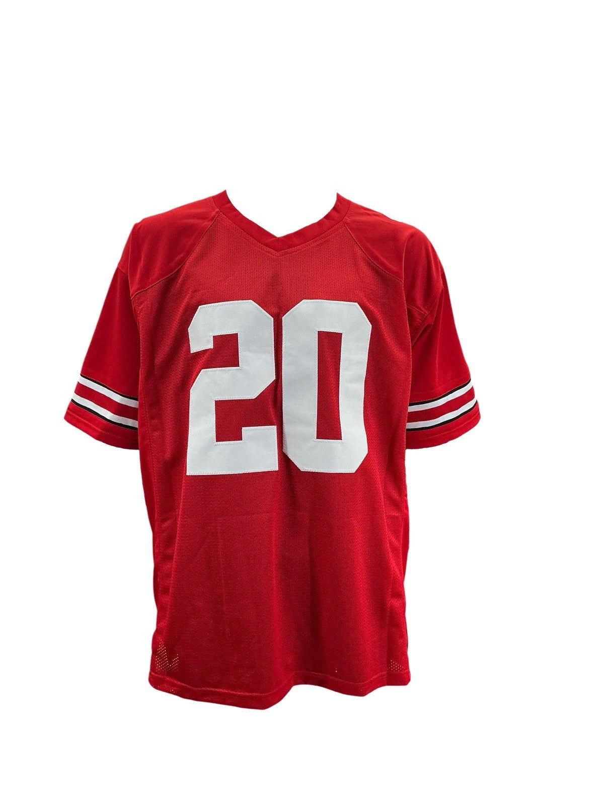 James Peoples Signed Autographed Ohio State Buckeyes Custom Red Jersey COA