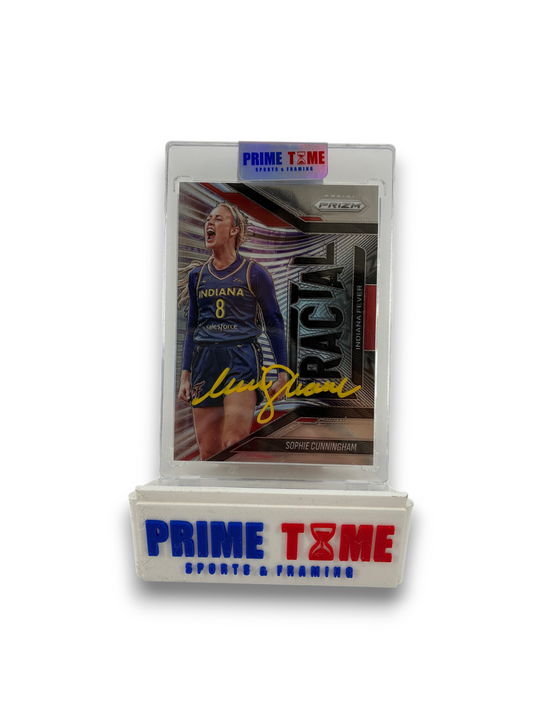 Sophie Cunningham Signed Autographed Fractal 2025 Panini WNBA Prizm SWAU COA