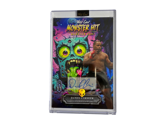 Daniel Cormier Wild Card Monster Hunt Monster Hit Oversized Jumbo Auto TRUE 1/1